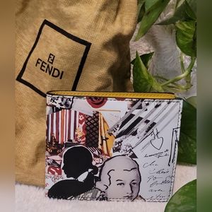Fendi / Karl Lagerfeld Collaberation Limited Edition Men's Wallet